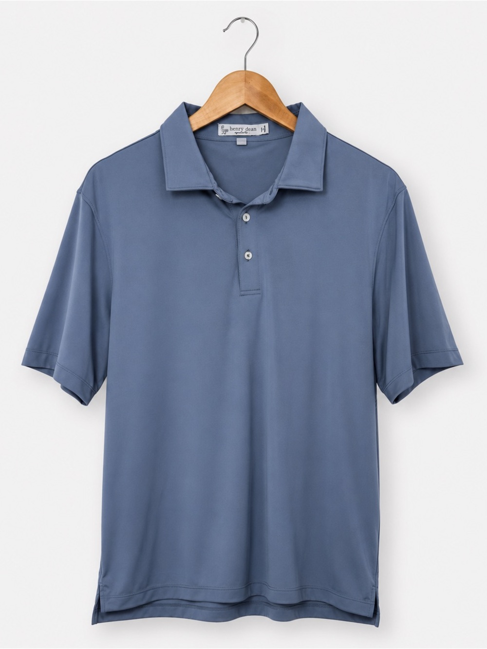 Classic Polo Shirt Henry Dean Slate Blue